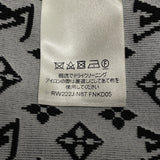 ルイ・ヴィトン LOUIS VUITTON モノグラム総柄ノースリーブワンピース FNKD05 ブラック シルク レディース ワンピース