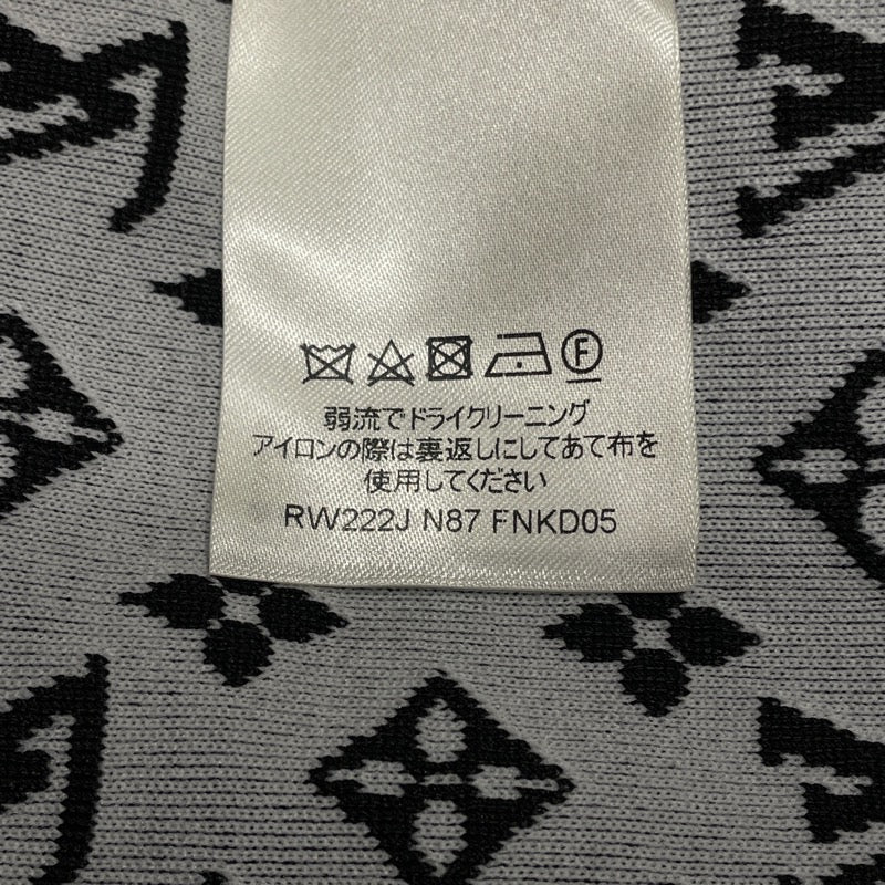 ルイ・ヴィトン LOUIS VUITTON モノグラム総柄ノースリーブワンピース FNKD05 ブラック シルク レディース ワンピース