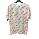 ケンゾー KENZO ロゴプリントオーバーサイズTシャツ FE58TS0044SY ホワイト コットン メンズ 半袖Ｔシャツ