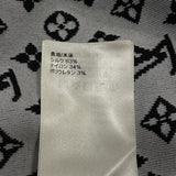 ルイ・ヴィトン LOUIS VUITTON モノグラム総柄ノースリーブワンピース FNKD05 ブラック シルク レディース ワンピース