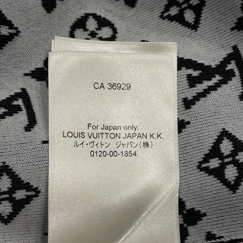 ルイ・ヴィトン LOUIS VUITTON モノグラム総柄ノースリーブワンピース FNKD05 ブラック シルク レディース ワンピース