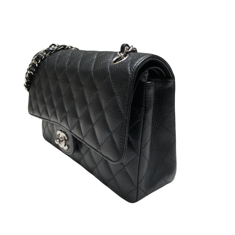 シャネル CHANEL マトラッセ25 AO1112 ブラック　シルバー金具 キャビア レディース ショルダーバッグ
