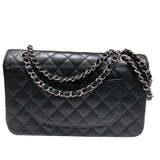 シャネル CHANEL マトラッセ25 AO1112 ブラック　シルバー金具 キャビア レディース ショルダーバッグ