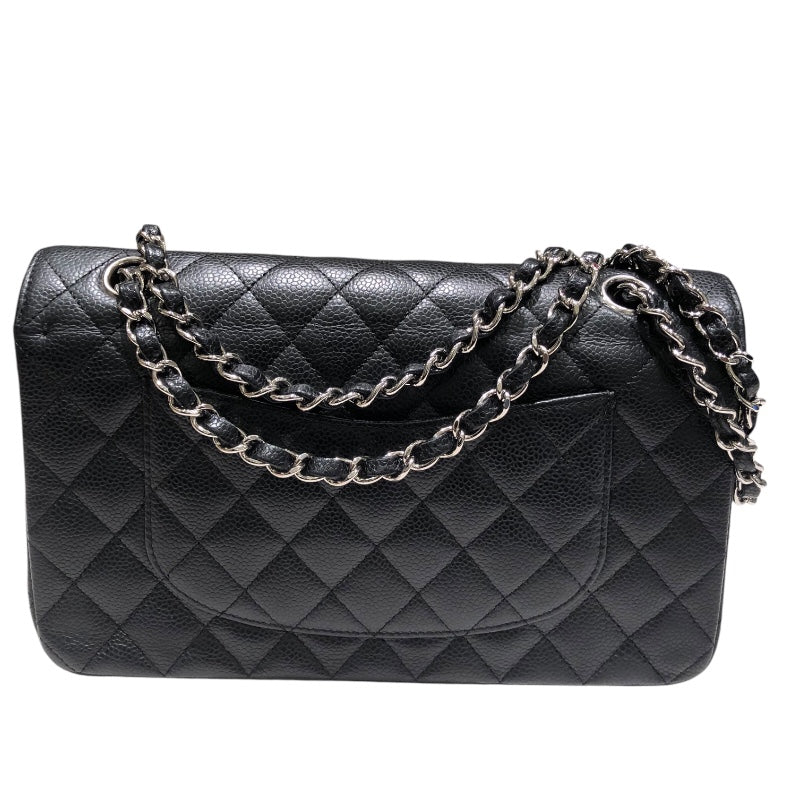 シャネル CHANEL マトラッセ25 AO1112 ブラック　シルバー金具 キャビア レディース ショルダーバッグ