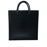 ルイ・ヴィトン LOUIS VUITTON サックプラ エキゾチックレザー N94718 ブラック クロコダイル ユニセックス ハンドバッグ