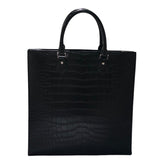 ルイ・ヴィトン LOUIS VUITTON サックプラ エキゾチックレザー N94718 ブラック クロコダイル ユニセックス ハンドバッグ