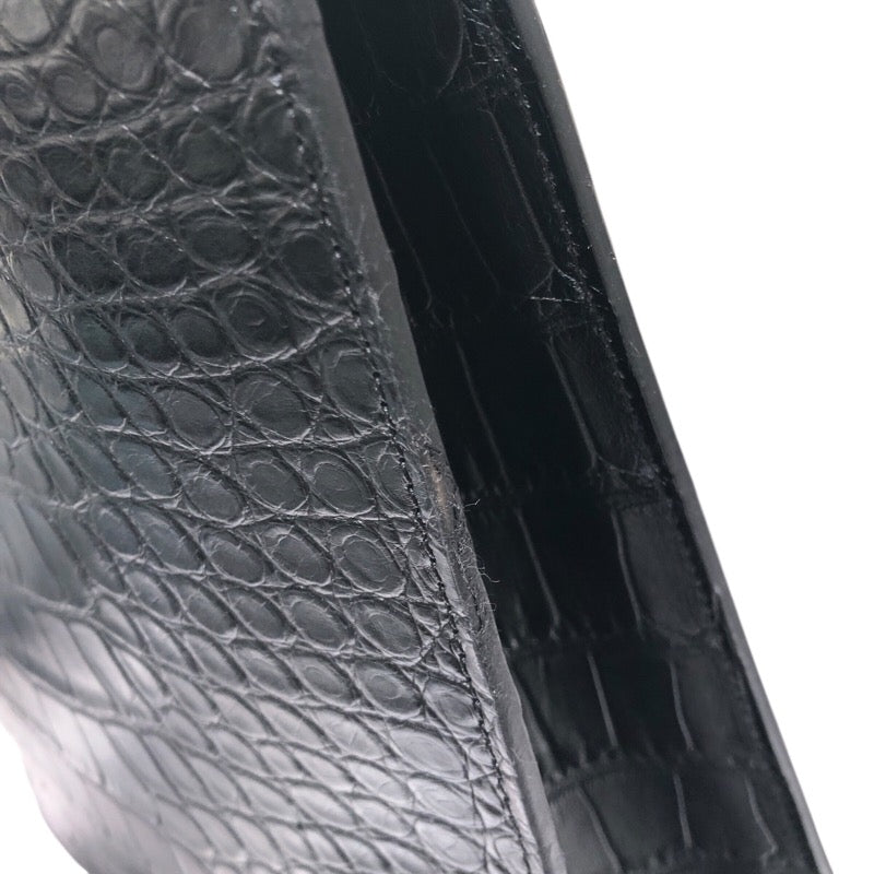 ルイ・ヴィトン LOUIS VUITTON サックプラ エキゾチックレザー N94718 ブラック クロコダイル ユニセックス ハンドバッグ