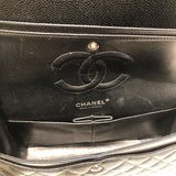 シャネル CHANEL マトラッセ25 AO1112 ブラック　シルバー金具 キャビア レディース ショルダーバッグ