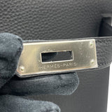 エルメス HERMES ケリー32 C刻印 ブラック シルバー金具 トゴ レディース ハンドバッグ