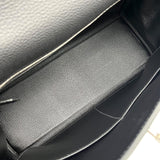 エルメス HERMES ケリー32 C刻印 ブラック シルバー金具 トゴ レディース ハンドバッグ