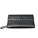 グッチ GUCCI ロングウォレット 449364 ブラック レザー メンズ 長財布