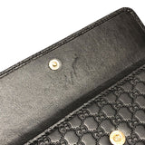 グッチ GUCCI ロングウォレット 449364 ブラック レザー メンズ 長財布