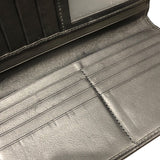 グッチ GUCCI ロングウォレット 449364 ブラック レザー メンズ 長財布