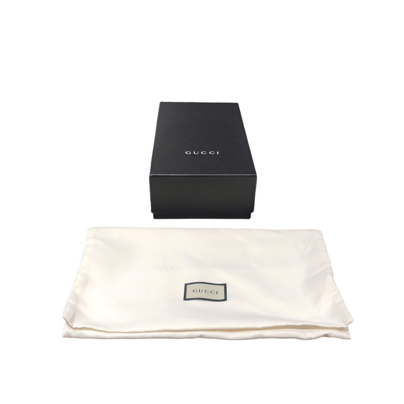 グッチ GUCCI ロングウォレット 449364 ブラック レザー メンズ