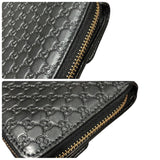 グッチ GUCCI ロングウォレット 449364 ブラック レザー メンズ 長財布