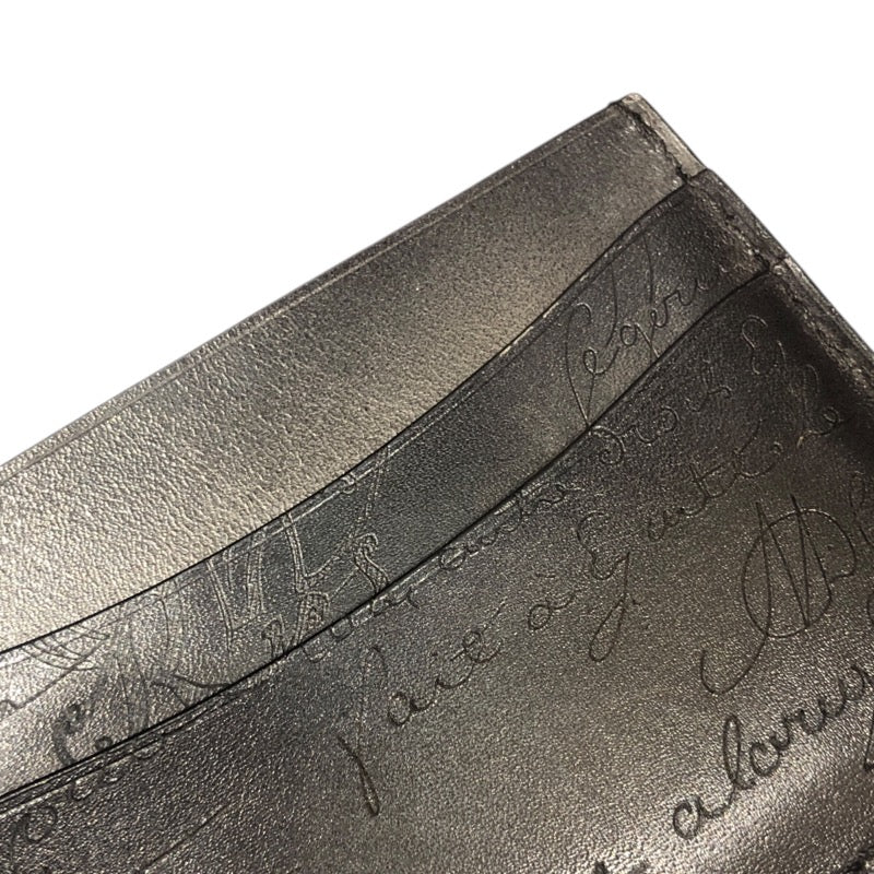 ベルルッティ Berluti カリグラフィ カードケース N235725 ブラック