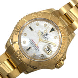 ロレックス ROLEX ヨットマスター K番 16628NGS ホワイトシェル K18YG 自動巻き メンズ 腕時計