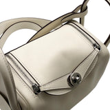 エルメス HERMES リンディミニ ヴェルソ B刻印 ナタ、セサミ、シルバー金具 スイフト レディース ショルダーバッグ