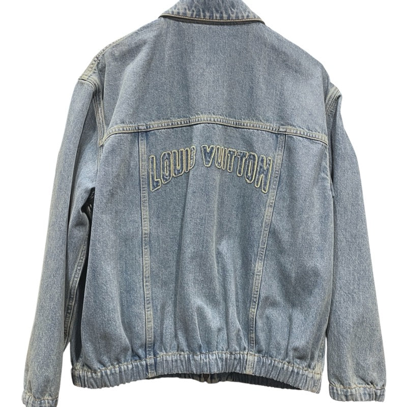 ルイ・ヴィトン LOUIS VUITTON パックロゴデニムジャケット FTJA12 ブルー デニム レディース デニムジャケット