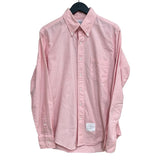 トムブラウン THOM BROWNE 長袖シャツ ピンク コットン メンズ 長袖Ｔシャツ