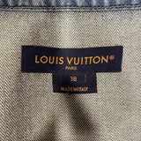 ルイ・ヴィトン LOUIS VUITTON パックロゴデニムジャケット FTJA12 ブルー デニム レディース デニムジャケット