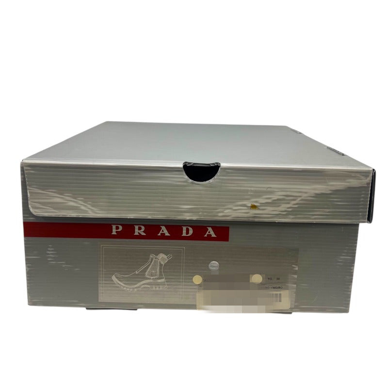 プラダ PRADA サイドゴアブーツ 3T0836 ブラウン レザー レディース ブーツ