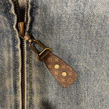 ルイ・ヴィトン LOUIS VUITTON パックロゴデニムジャケット FTJA12 ブルー デニム レディース デニムジャケット
