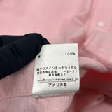 トムブラウン THOM BROWNE 長袖シャツ ピンク コットン メンズ 長袖Ｔシャツ