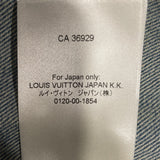 ルイ・ヴィトン LOUIS VUITTON パックロゴデニムジャケット FTJA12 ブルー デニム レディース デニムジャケット