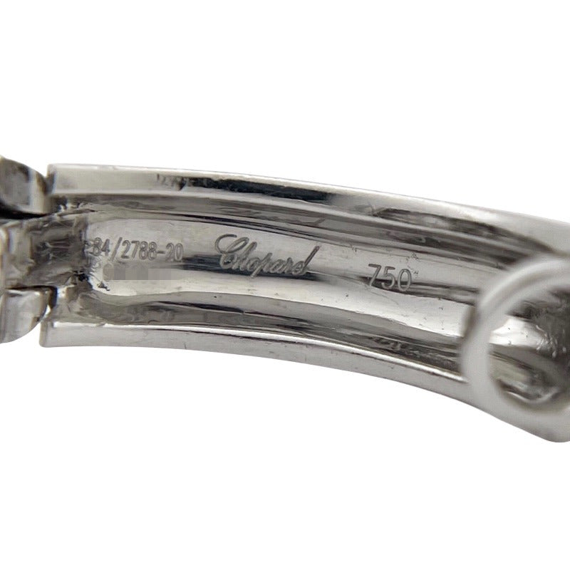 ショパール Chopard ハッピーダイヤ ピンクサファイア ピアス K18WG/ダイヤモンド/ピンクサファイア ダイヤモンド ジュエリー