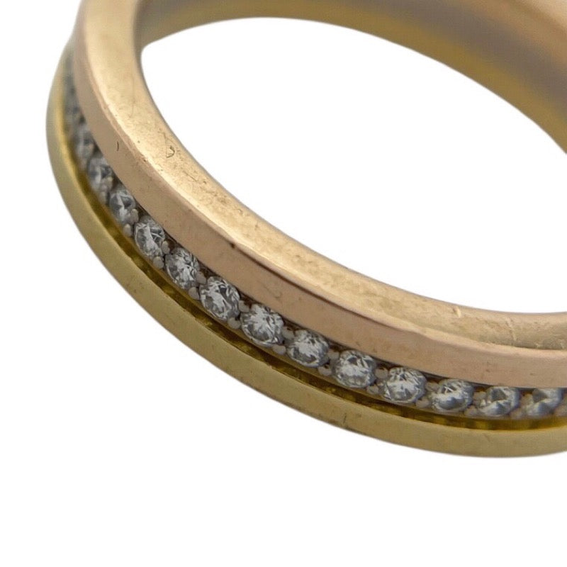 カルティエ Cartier ヴァンドーム ルイ カルティエ ウェディングダイヤリング #45(5号) K18YG/K18PG/ダイヤモンド ジュエリー