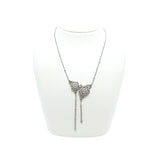 シャネル CHANEL カメリア ダイヤモンドネックレス シルバー K18WG ダイヤモンド ジュエリー