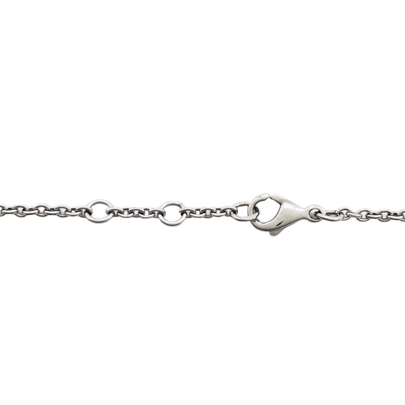 シャネル CHANEL カメリア ダイヤモンドネックレス シルバー K18WG ダイヤモンド ジュエリー