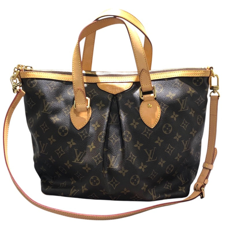 ルイ・ヴィトン LOUIS VUITTON パレルモPM M40145 モノグラム・キャンバス レディース トートバッグ