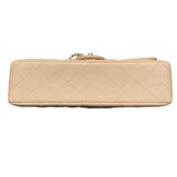 シャネル CHANEL マトラッセ25 A01112 ベージュ GD金具 キャビアスキン レディース ショルダーバッグ