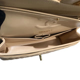 シャネル CHANEL マトラッセ25 A01112 ベージュ GD金具 キャビアスキン レディース ショルダーバッグ