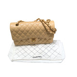 シャネル CHANEL マトラッセ25 A01112 ベージュ GD金具 キャビアスキン レディース ショルダーバッグ