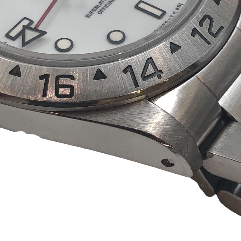 ロレックス ROLEX エクスプローラ2　W番 16570 ホワイト SS メンズ 腕時計