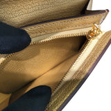 エルメス HERMES ケリーポケットスリム W刻印 ブロンズドレ、ゴールド金具 シェーブルシャムキラ レディース コインケース