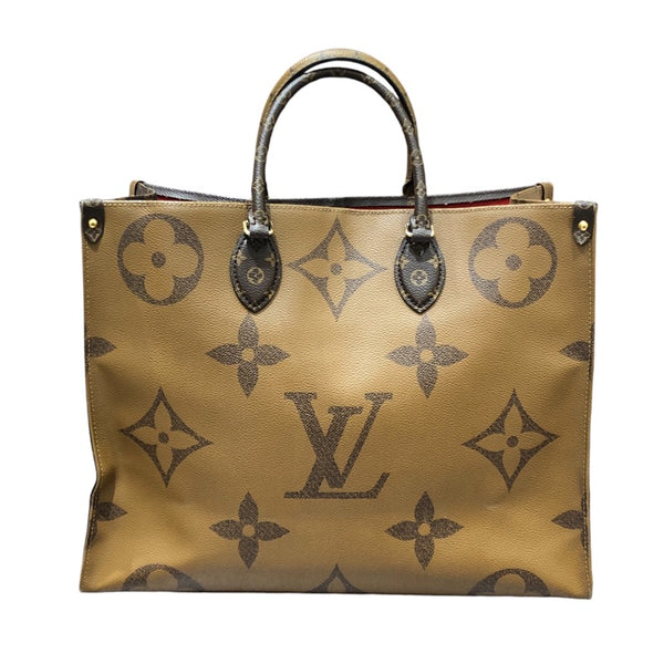 ルイ・ヴィトン LOUIS VUITTON オンザゴーGM M44576 モノグラム モノグラム・ジャイアントリバース メンズ ハンドバッグ