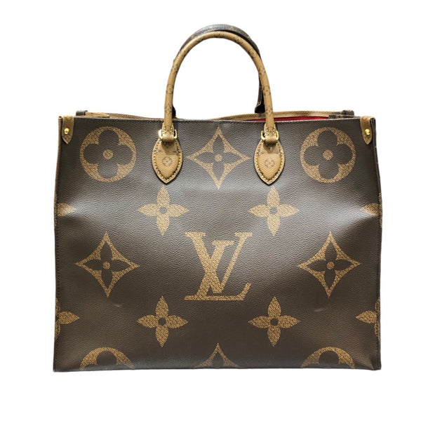 ★【超美品】ルイヴィトン オンザゴーGM モノグラム ジャイアント リバース ルイ・ヴィトン LOUIS VUITTON オンザゴーGM M44576 モノグラム