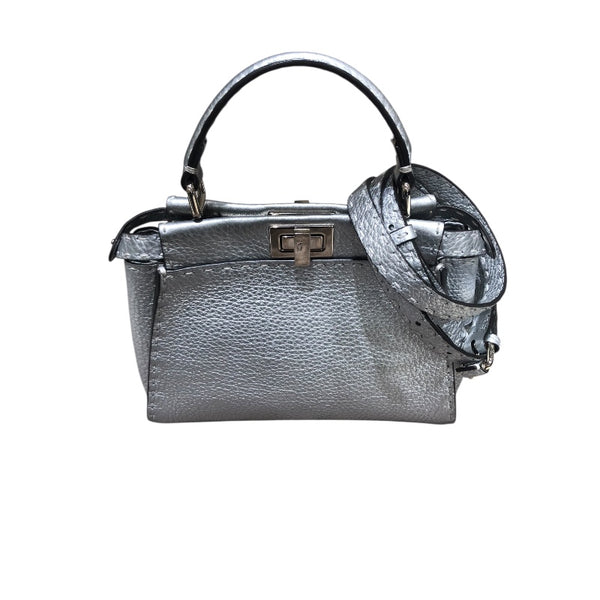 フェンディ FENDI セレリアピーカブーミニ 8BN244 レザー シャイニーカーフスキン ショルダーバッグ