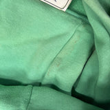 エルメス HERMES レザーパッチ スウェットパーカー グリーン コットン メンズ パーカー