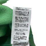 エルメス HERMES レザーパッチ スウェットパーカー グリーン コットン メンズ パーカー