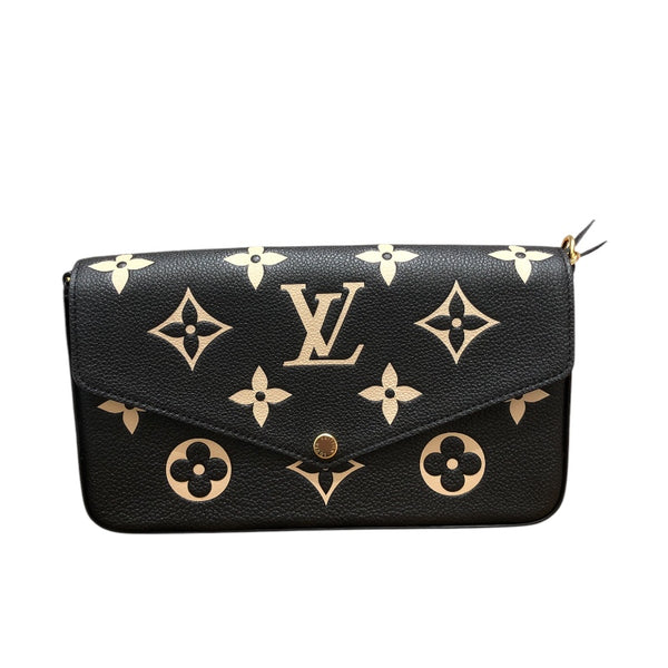 ルイ・ヴィトン LOUIS VUITTON ポシェット M82479 ブラック  バイカラーモノグラム・アンプラント レディース ショルダーバッグ