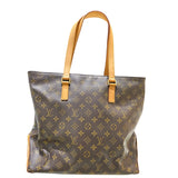 ルイ・ヴィトン LOUIS VUITTON カバ・メゾ M51151 ブラウン モノグラム・キャンバス/レザー レディース トートバッグ