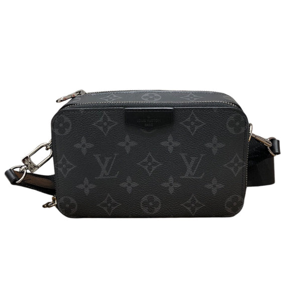 ルイ・ヴィトン LOUIS VUITTON アルファ・ウェアラブルウォレット M81260 ブラック モノグラム・エクリプス レディース ショルダーバッグ