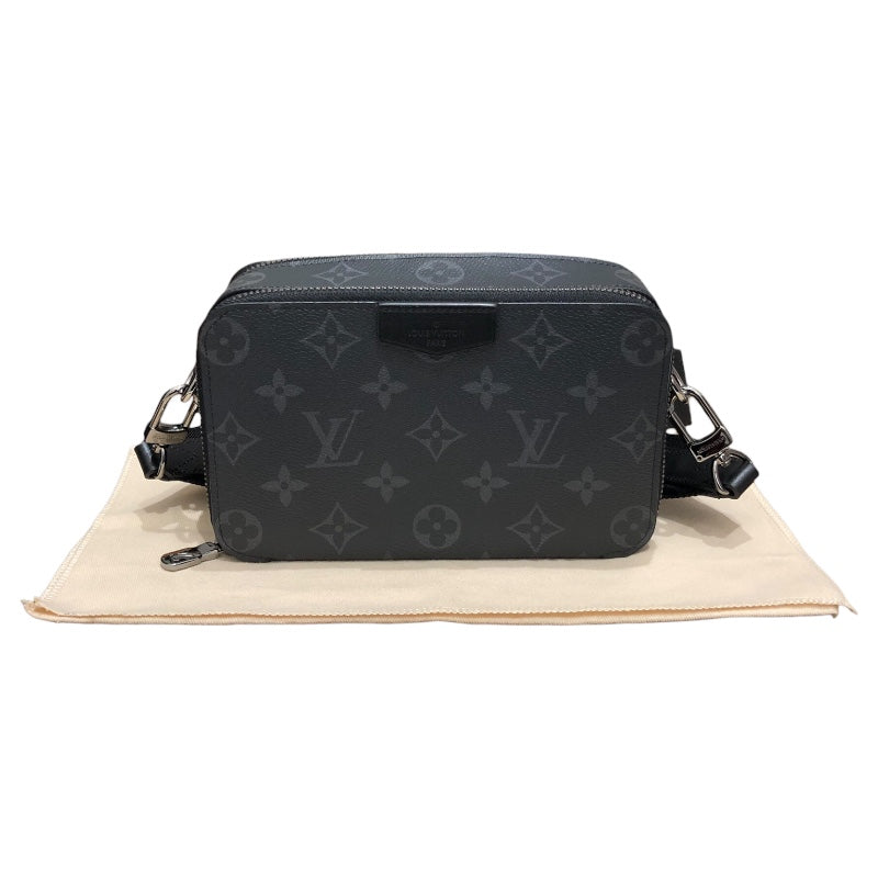 ルイ・ヴィトン LOUIS VUITTON アルファ・ウェアラブルウォレット M81260 ブラック モノグラム・エクリプス レディース ショルダーバッグ