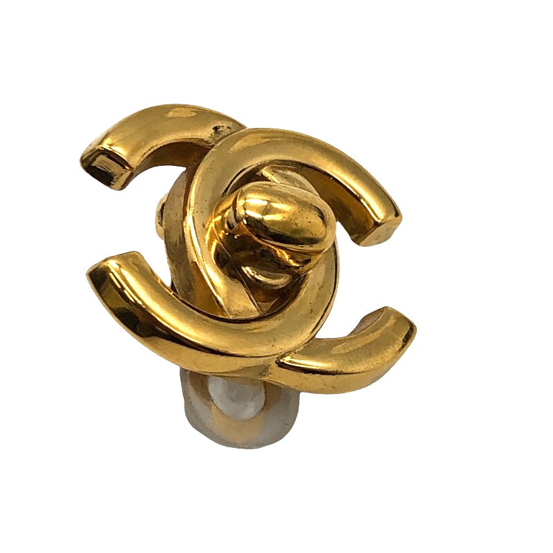 シャネル CHANEL ココマークターンロック イヤリング メタル アクセサリー
