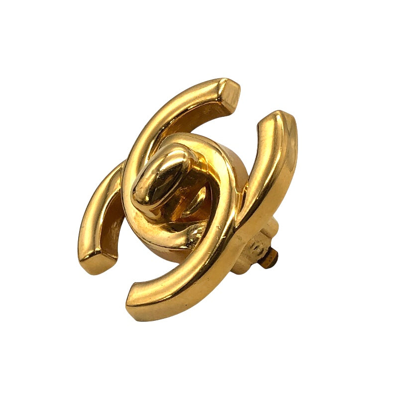 シャネル CHANEL ココマークターンロック イヤリング メタル アクセサリー